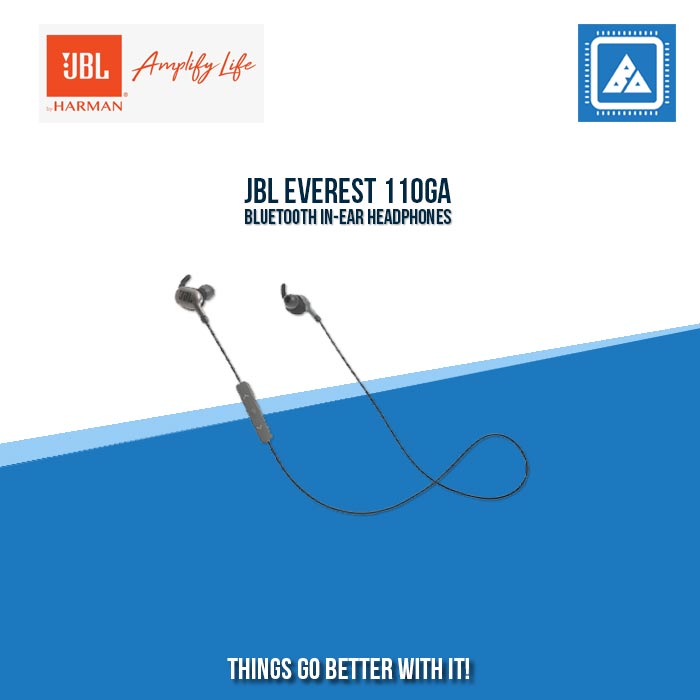 JBL EVEREST 110GA BLUETOOTH IN EAR HEADPHONES GUNMETAL GRAY