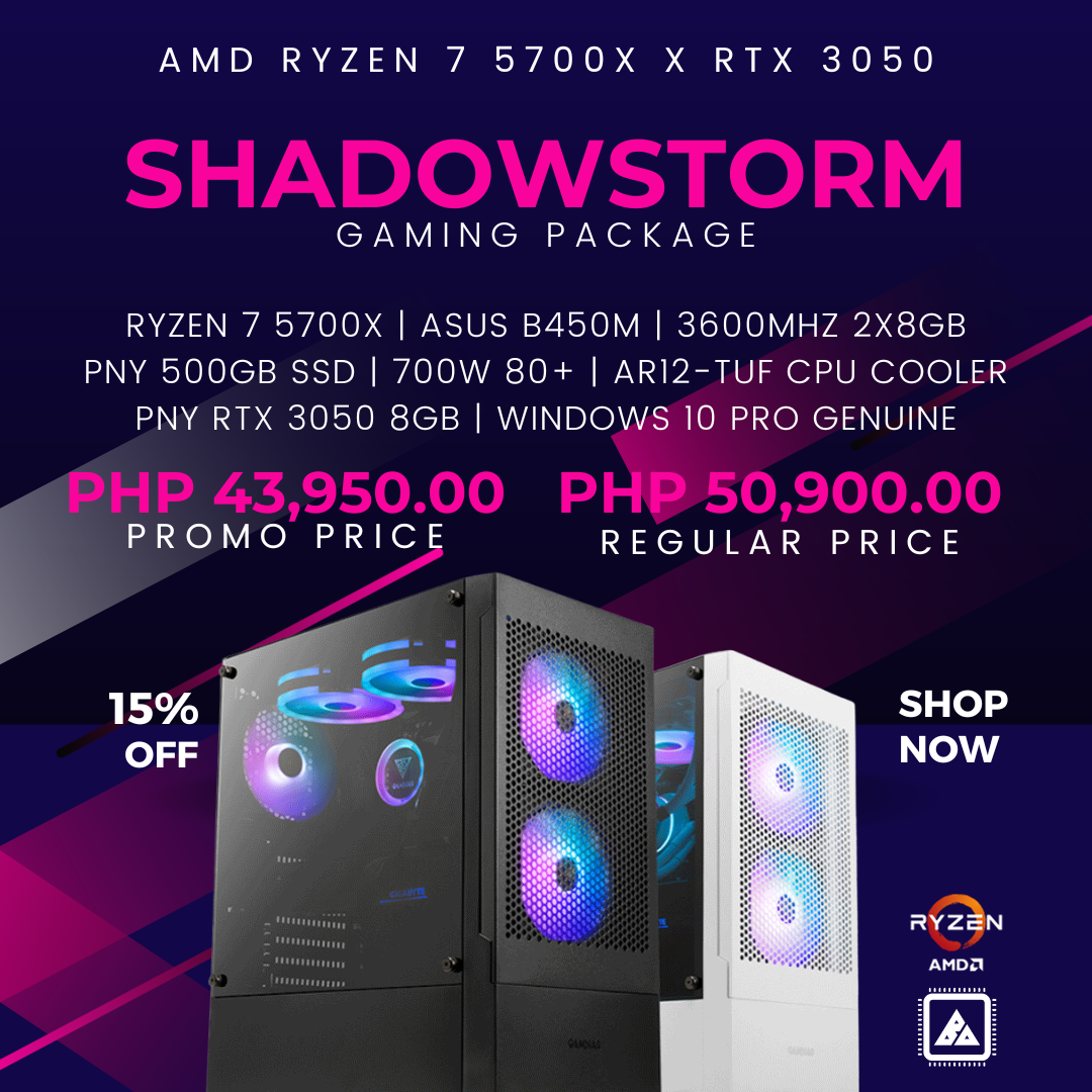 SHADOWSTORM GAMING BUILD – BlueArm Computer Store