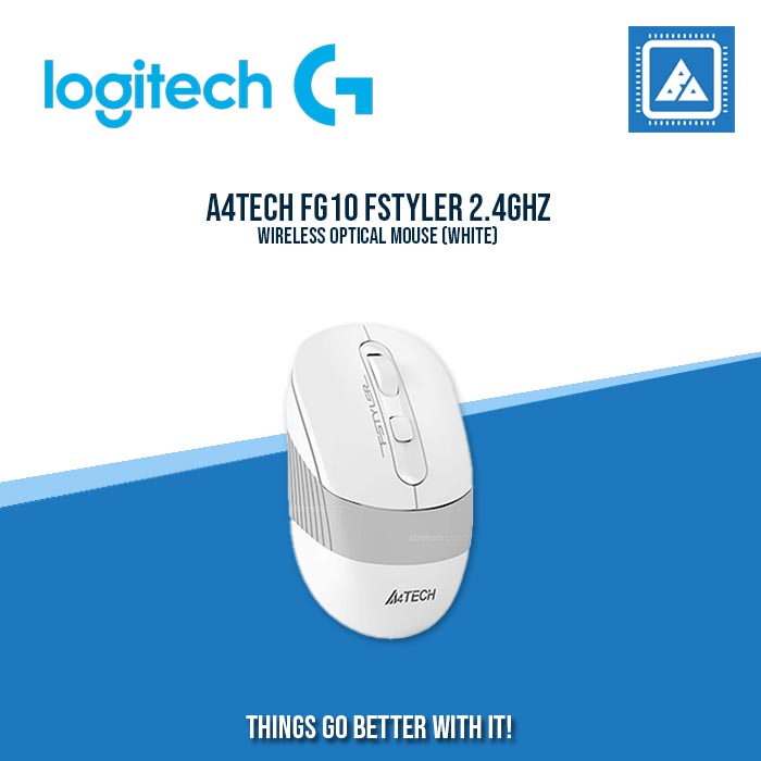 A4TECH FG10 FSTYLER 2.4GHZ WIRELESS OPTICAL MOUSE (BLUE)