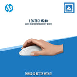 LOGITECH M240 SILENT BLUETOOTH MOUSE (OFF WHITE)