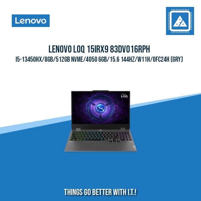 LENOVO LOQ 15IRX9 83DV016RPH I5-13450HX/8GB/512GB NVME | BEST FOR GAMING