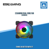 ESGAMING DUAL RING FAN (RAINBOW)