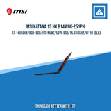 MSI KATANA 15 HX B14WGK-251PH I7-14650HX/8GB+8GB/1TB NVME | BEST FOR GAMING LAPTOP