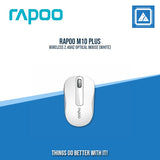 RAPOO M10 PLUS WIRELESS 2.4GHZ OPTICAL MOUSE BLACK|BLUE|RED