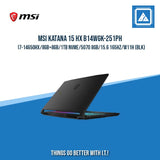 MSI KATANA 15 HX B14WGK-251PH I7-14650HX/8GB+8GB/1TB NVME | BEST FOR GAMING LAPTOP