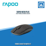 RAPOO M200 PLUS SILENT WIRELESS MOUSE (BLACK)