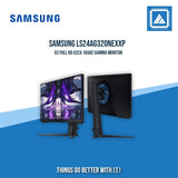 SAMSUNG LS24AG320NEXXP 23.8" FHD LED GAMING MONITOR 165HZ WLMNT (HDMI, DP)