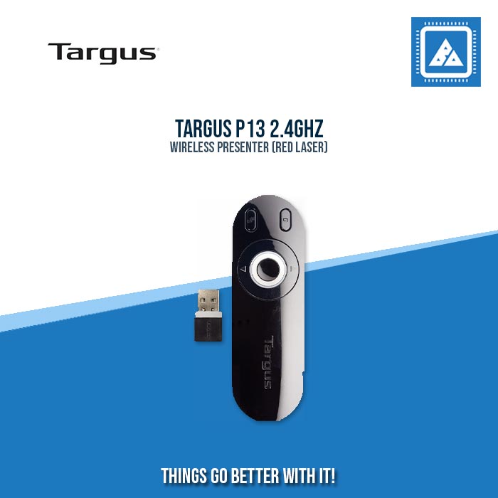 TARGUS P13 2.4GHZ WIRELESS PRESENTER (RED LASER)