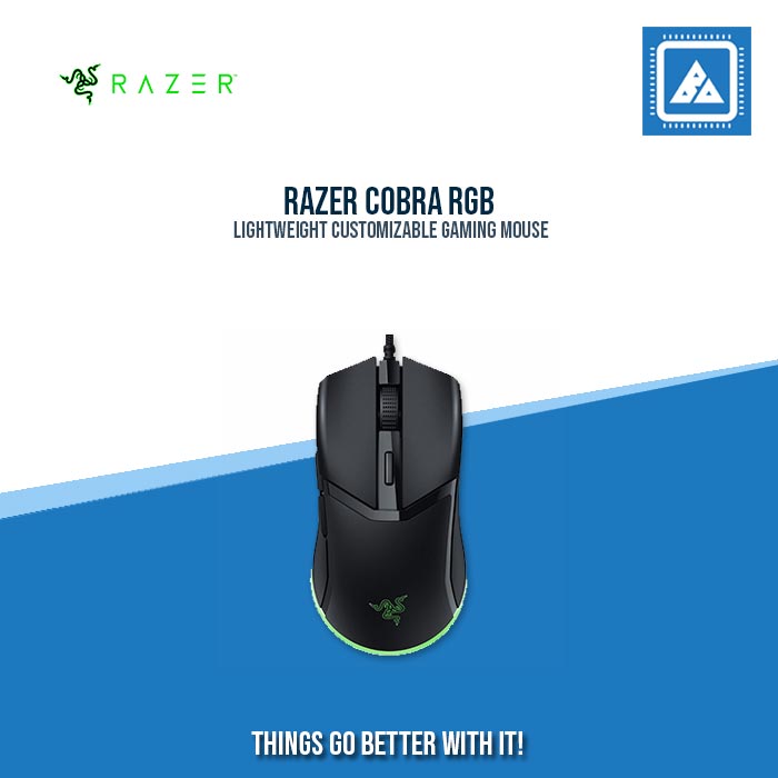 RAZER COBRA RGB LIGHTWEIGHT CUSTOMIZABLE GAMING MOUSE