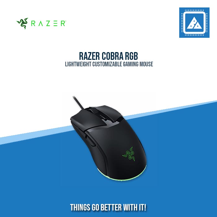 Custom Rozor Mouse RAZER COBRA RGB LIGHTWEIGHT CUSTOMIZABLE GAMING MOUSE – BlueArm ...