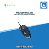 RAZER DEATHADDER V3 ULTRA-LIGHTWEIGHT ERGONOMIC GAMING MOUSE