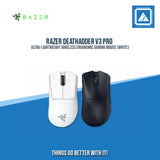 RAZER DEATHADDER V3 PRO ULTRA-LIGHTWEIGHT WIRELESS ERGONOMIC GAMING MOUSE (WHITE)