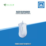 RAZER DEATHADDER ESSENTIAL GAMING MOUSE (WHITE)