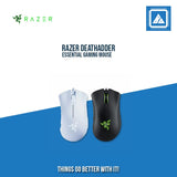 RAZER DEATHADDER ESSENTIAL GAMING MOUSE (WHITE)