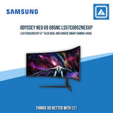 SAMSUNG ODYSSEY NEO G9 G95NC LS57CG952NEXXP 57" OLED DUAL UHD CURVED SMART GAMING 240HZ WLMNT (HDMI, 2XDP, 2XUSB)