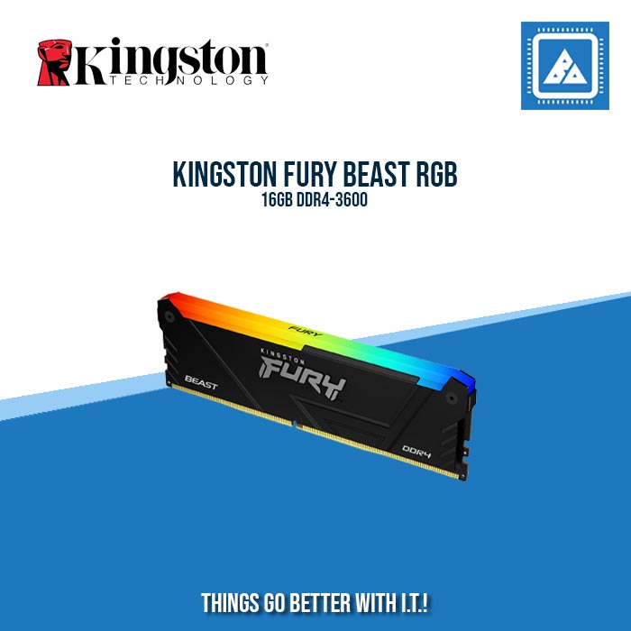KINGSTON FURY BEAST RGB 16GB DDR4-3600