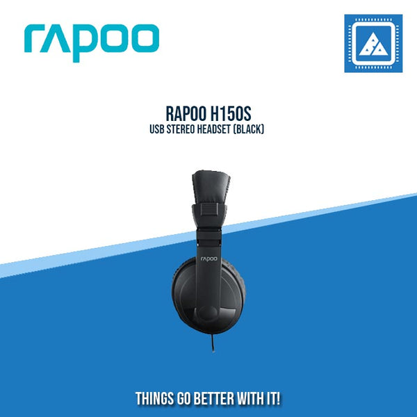 RAPOO H150S USB STEREO HEADSET (BLACK) – BlueArm Computer Store