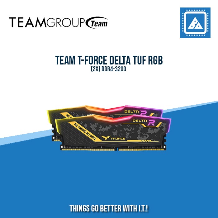 TEAM T-FORCE DELTA TUF RGB DDR4-3200 Dual-Module