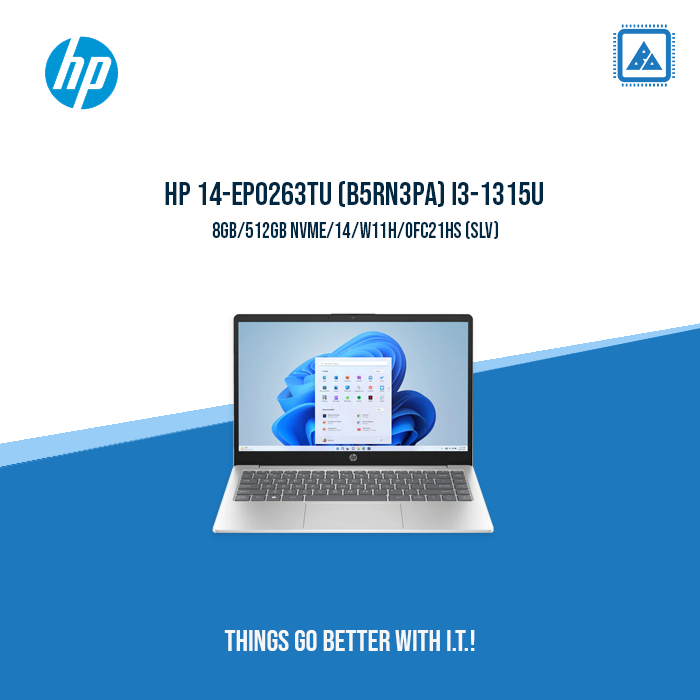 HP 14-EP0263TU (B5RN3PA) I3-1315U | BEST FOR STUDENT