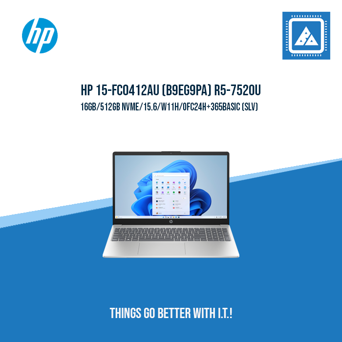 HP 15-FC0412AU (B9EG9PA) R5-7520U | BEST FOR OFFICE