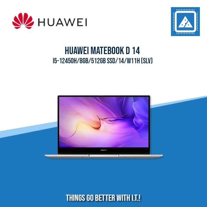 HUAWEI MATEBOOK D 14 I5-12450H/8GB/512GB SSD | BEST FOR STUDENTS AND FREELANCERS LAPTOP