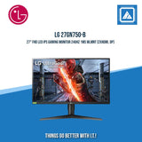 LG 27GN750-B 27" FHD LED IPS GAMING MONITOR 240HZ 1MS WLMNT (2XHDMI, DP)