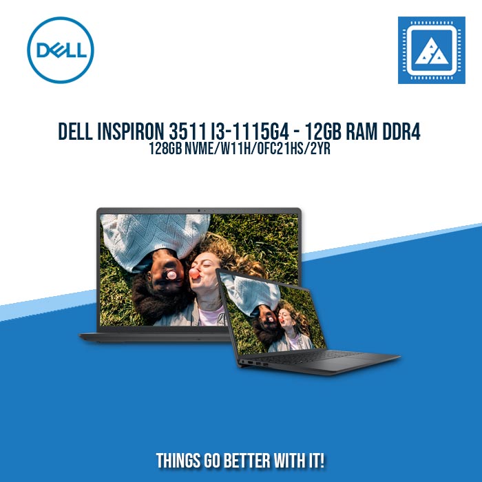 DELL INSPIRON 3511 I3-1115G4 - 12GB RAM DDR4 BEST STUDENTS AND MULTITASKING