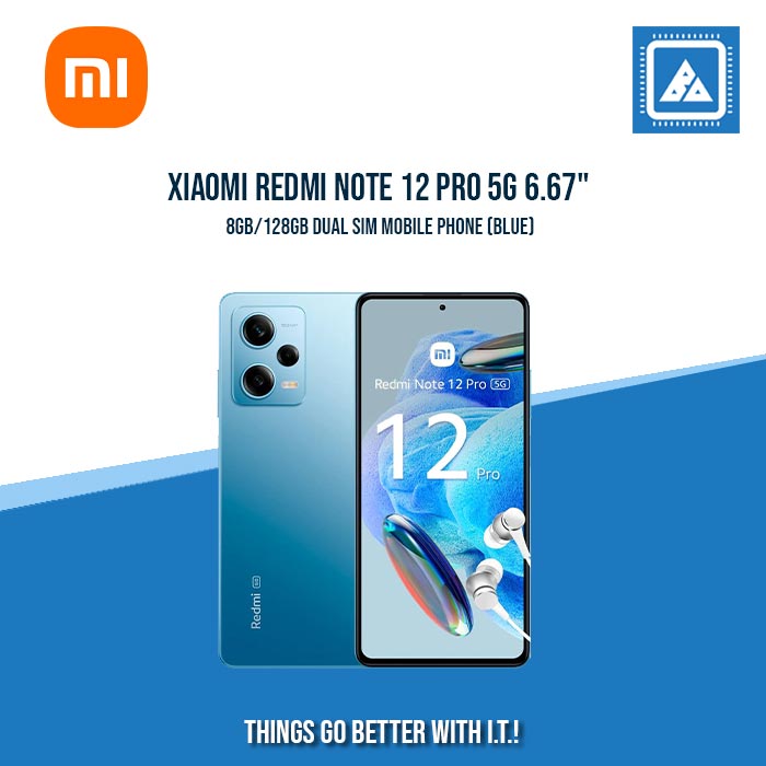 XIAOMI REDMI NOTE 12 PRO 5G 6.67" 8GB/128GB DUAL SIM MOBILE PHONE