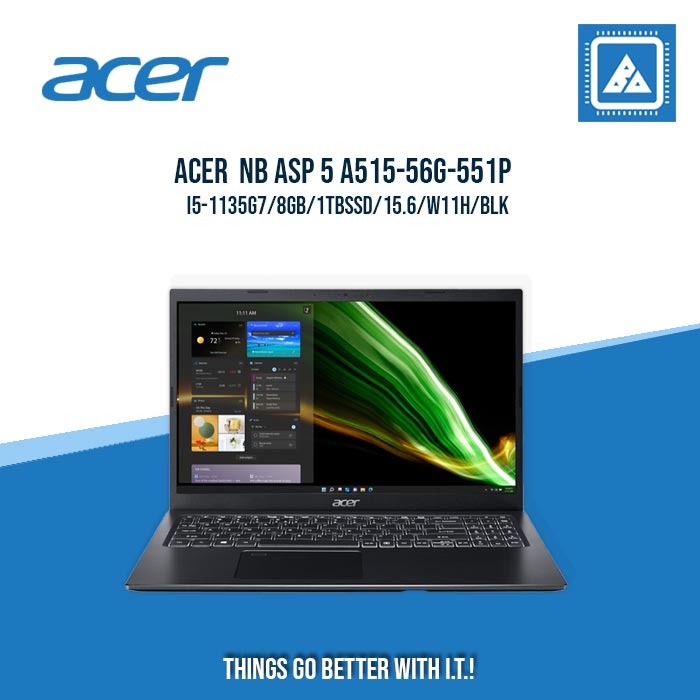 ACER ASPIRE 5 A515-56G-551P I5-1135G7/8GB/1TB NVME | BEST FOR STUDENTS AND FREELANCERS LAPTOP