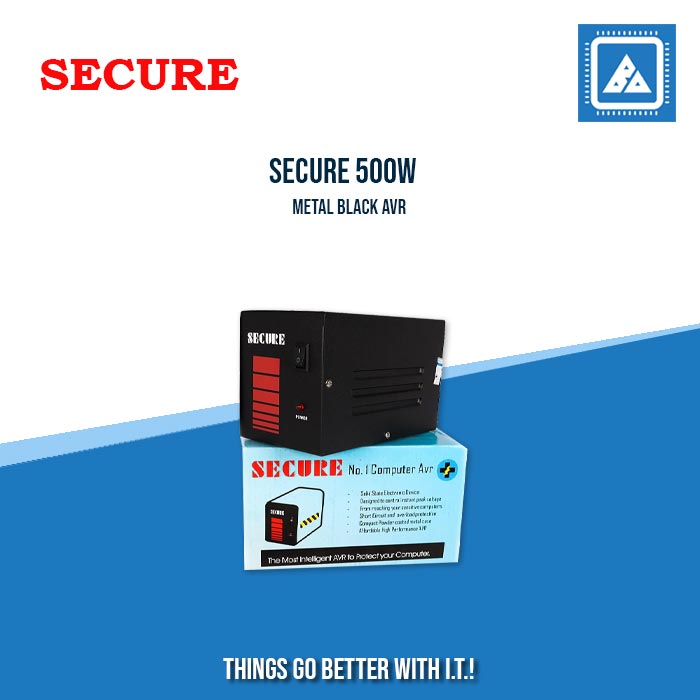 SECURE 500W METAL BLACK AVR