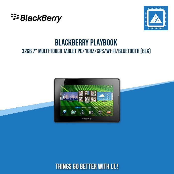 BLACKBERRY PLAYBOOK 32GB 7" MULTI-TOUCH TABLET PC/1GHZ/GPS/WI-FI/BLUETOOTH (BLK)