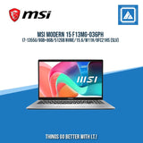 MSI MODERN 15 F13MG-036PH I7-1355U/8GB+8GB/512GB NVME/15.6/W11H/OFC21HS (SLV)/  GOOD FOR FREELANCERS LAPTOP