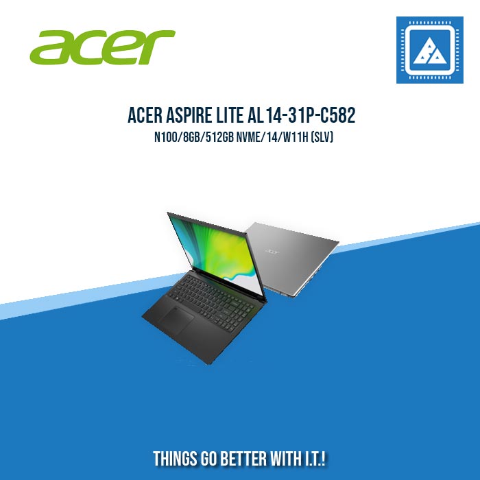 ACER ASPIRE LITE AL14-31P-C582 N100/8GB/512GB NVME/14/W11H /BEST FOR STUDENTS