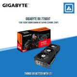 GIGABYTE RX 7700XT 12GB 192BIT GDDR6 GAMING OC 3XFANS (2XHDMI, 2XDP)