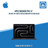 APPLE MACBOOK PRO 14" M4 CHIP 10C/16GB/512GB SSD (MW2U3PP/A) | BEST FOR FREELANCERS LAPTOP