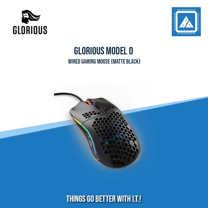 GLORIOUS MODEL O GAMING MOUSE (MATTE BLACK/MATTE WHITE)