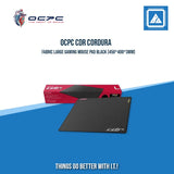 OCPC CDR CORDURA FABRIC GAMING MOUSE PAD BLACK(LARGE 450*400*3MM| X-LARGE 900*400*3MM)