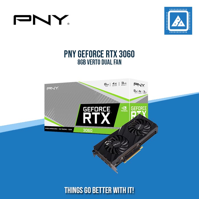 PNY GPU VERTO RTX3060 8GB DUAL FAN
