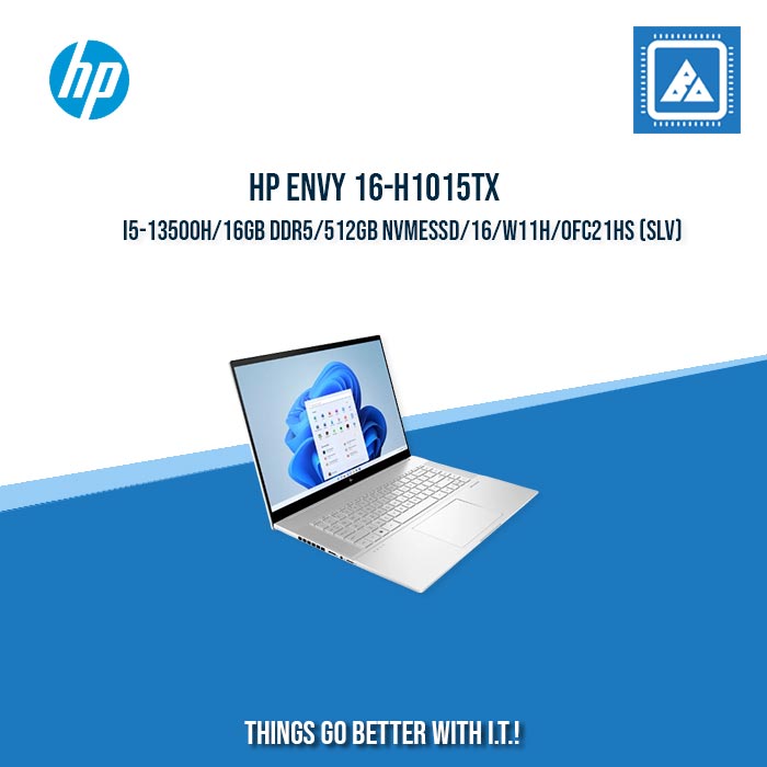 HP ENVY 16-H1015TX i5-13500H/16GB DDR5/512GB NVMeSSD/ BEST FOR STUDENTS AND FREELANCERS LAPTOP