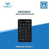 CLIPTEC RZK222 WIRELESS USB NUMERIC KEYPAD (BLACK)