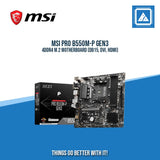 MSI PRO B550M-P GEN3 4DDR4 M.2 MOTHERBOARD (DB15, DVI, HDMI)