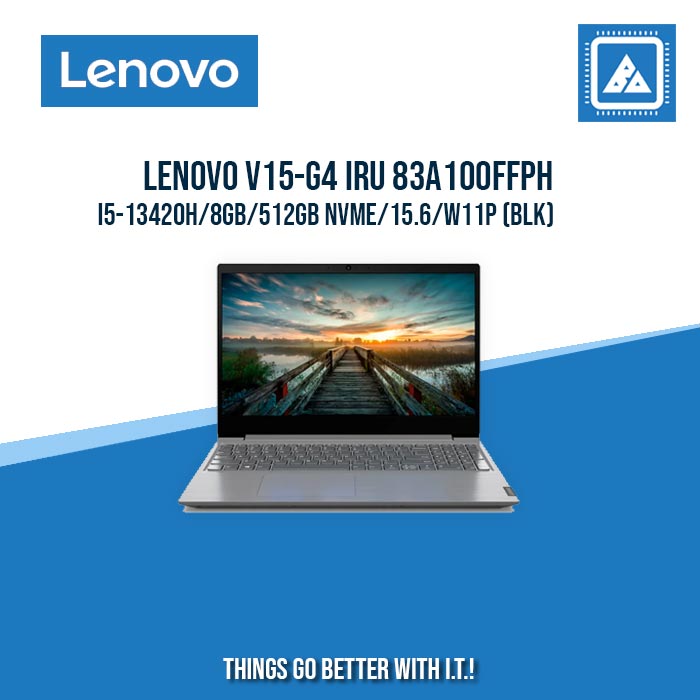 LENOVO V15-G4 IRU 83A100FFPH I5-13420H/8GB/512GB NVME | BEST FOR STUDENTS AND FREELANCERS LAPTOP