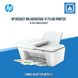 HP DESKJET INK ADVANTAGE 4175 AIO PRINTER W/ WIFI (4WS37B) WHITE