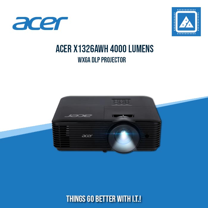 ACER X1326AWH 4000 LUMENS WXGA DLP PROJECTOR