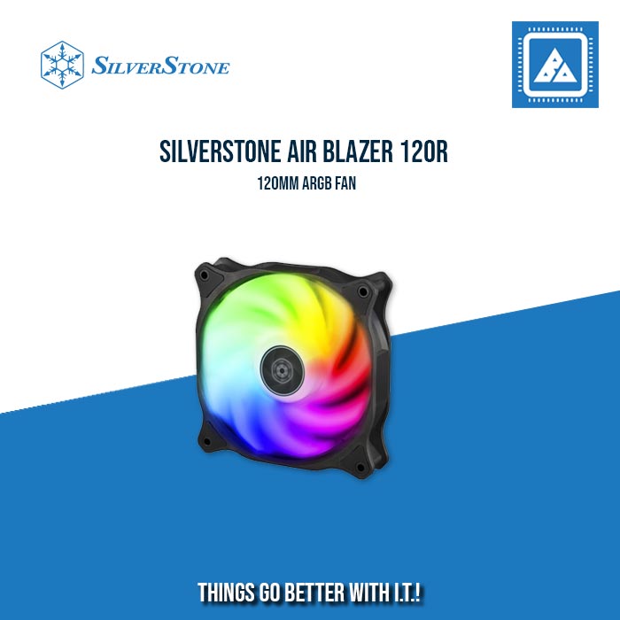 SILVERSTONE AIR BLAZER 120R 120MM ARGB FAN