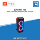 JBL PARTYBOX 1000 PORTABLE BLUETOOTH SPEAKER (BLACK)