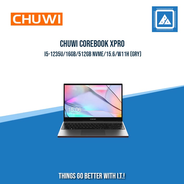 CHUWI COREBOOK XPRO I5-1235U/16GB/512GB NVME/15.6/W11H | BEST FOR STUDENTS AND FREELANCERS LAPTOP