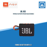 JBL GO3 PORTABLE BLUETOOTH SPEAKERS