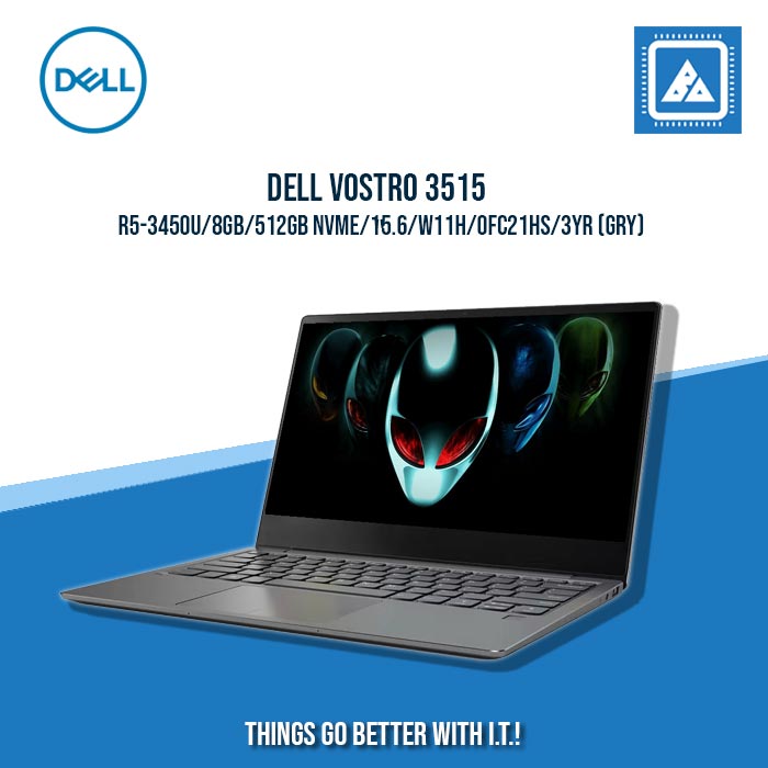 DELL VOSTRO 3515 R5-3450U/8GB/512GB NVME | BEST FOR STUDENTS AND FREELANCERS