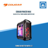 COUGAR  PANZER MAX BLACK  ATX FULL TOWER GAMING COMPUTER CASE